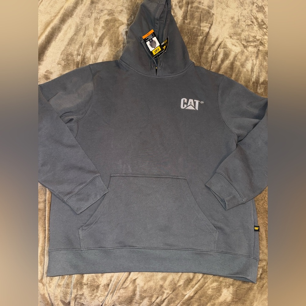 CAT Men's Gray Hoodie